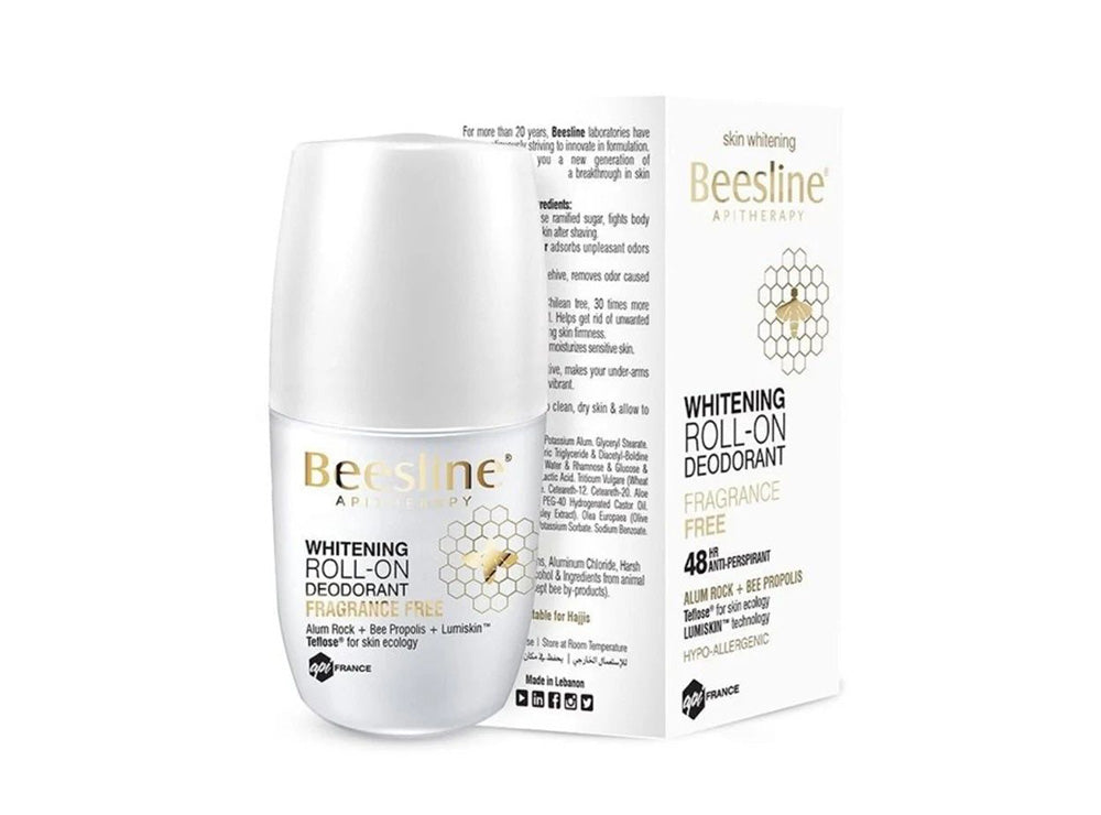 Beesline Whitening Roll On Fragrance Free 50 mL