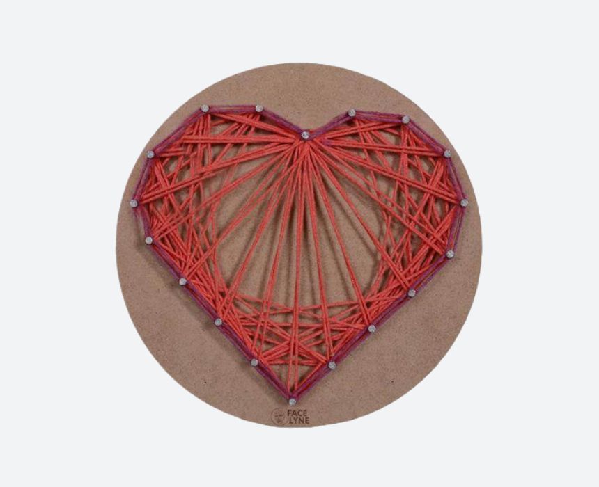 Heart String Art Kit