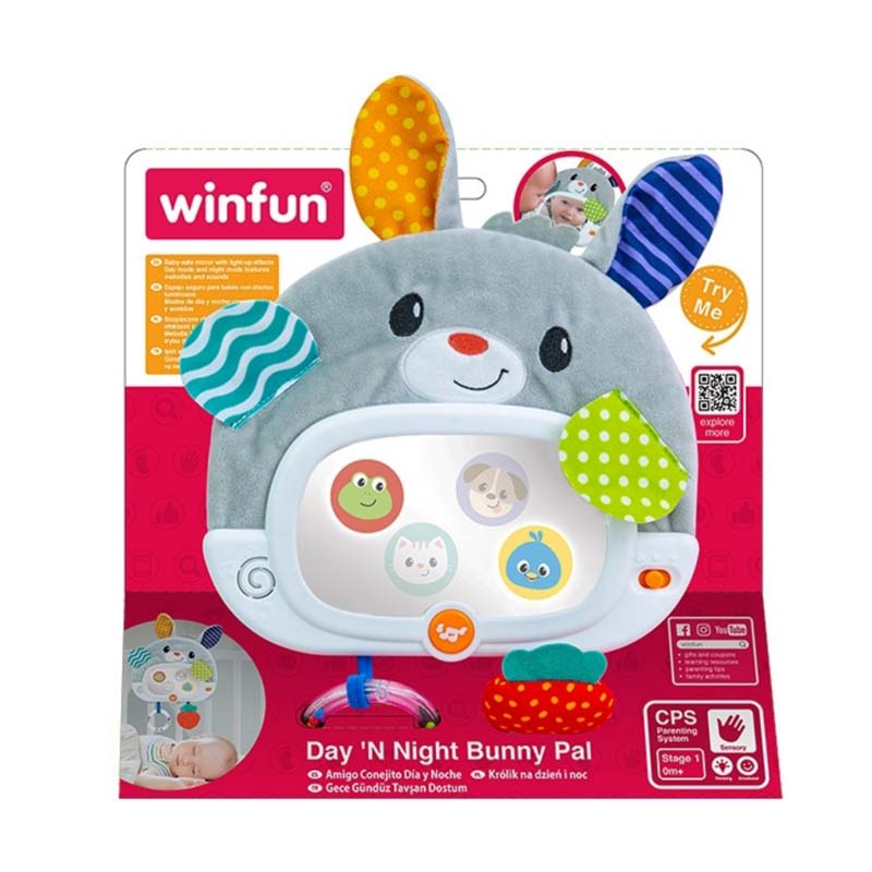 Day N' Night Bunny Pal Toddler's Toys Day N' Night Bunny Pal Day N' Night Bunny Pal WinFun
