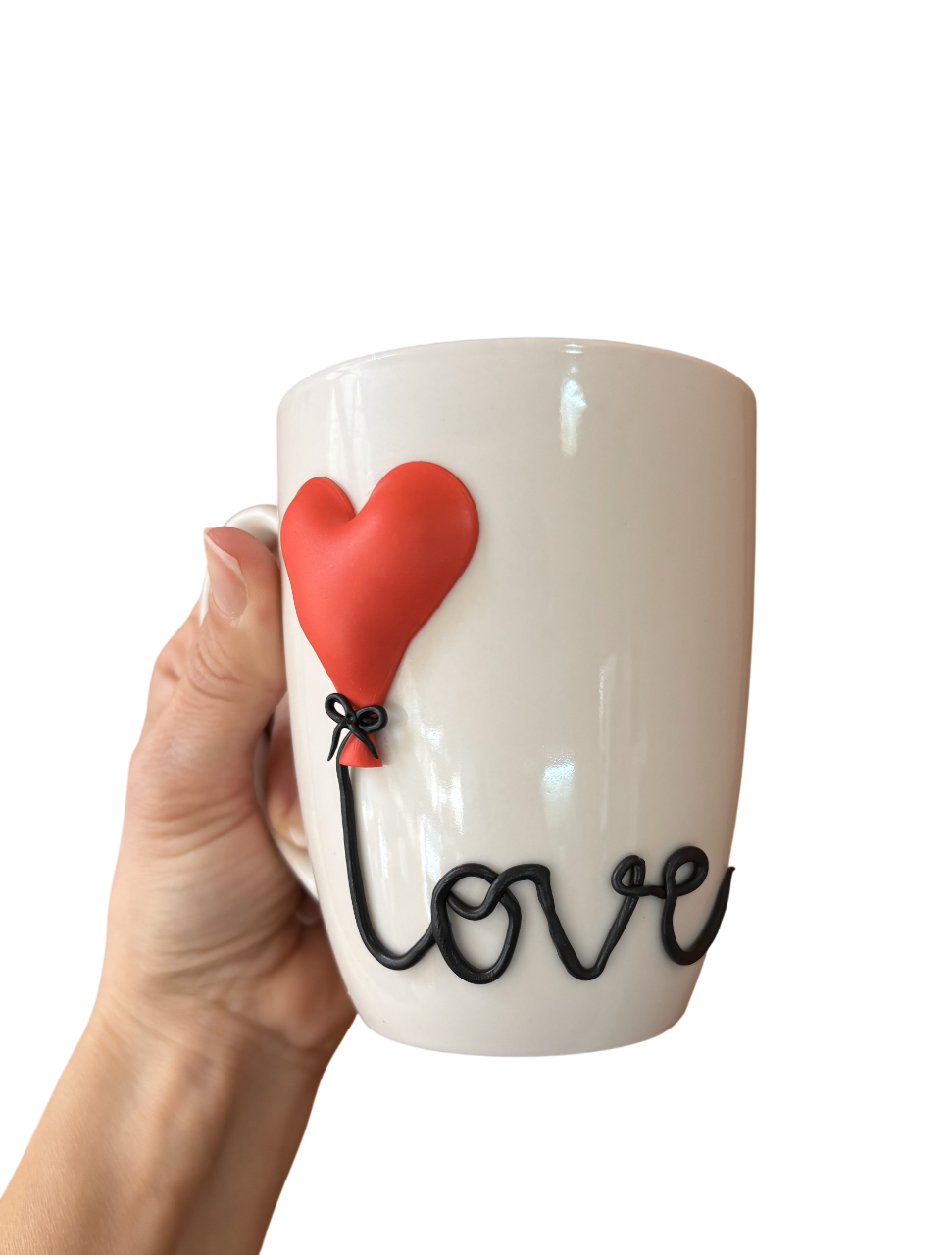 Polymer Clay Love Mug