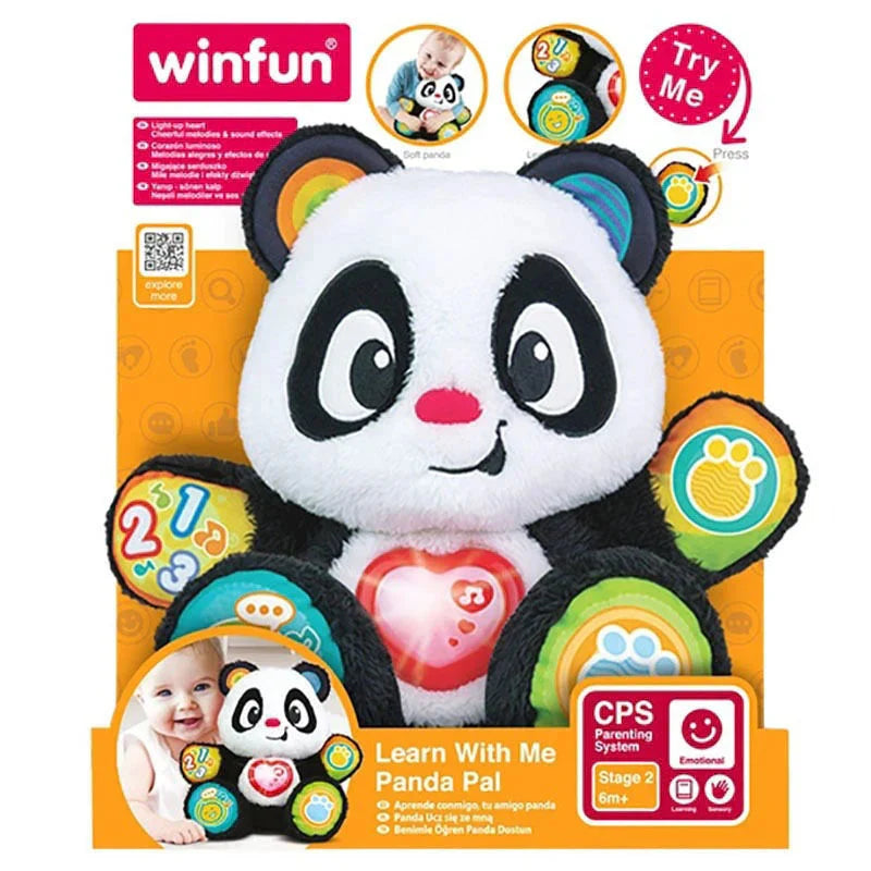 Learn With me Panda Pal Plush Learn With me Panda Pal Learn With me Panda Pal WinFun