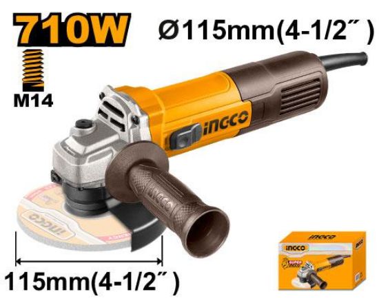 INGCO 710W Angle Grinder 115mm
