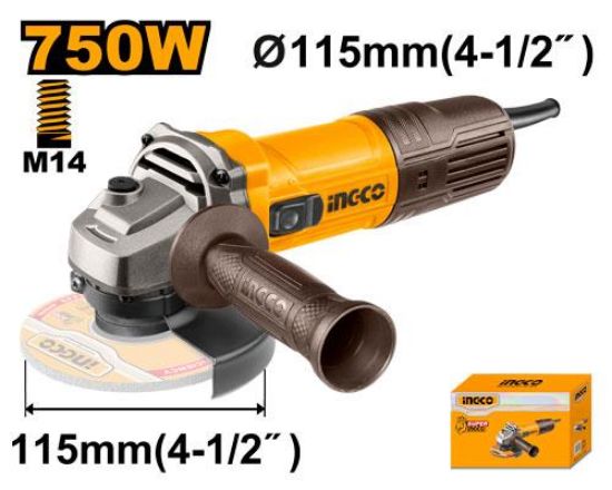 INGCO 750W angle grinder 115mm