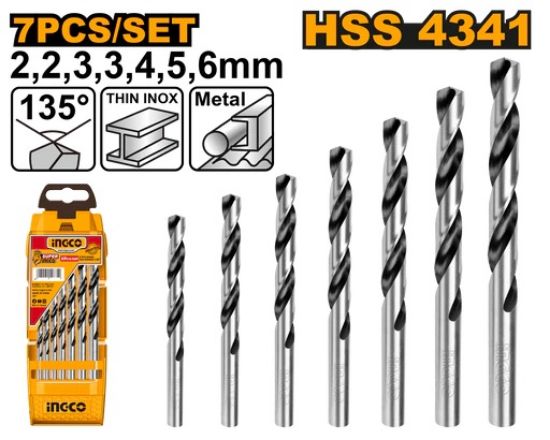 Ingco Metal Drill Bits Set