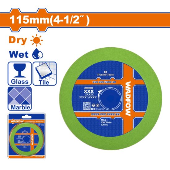 Wadfow Glass Cutting Disc 115mm