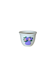 Polymer Clay Floral Cup