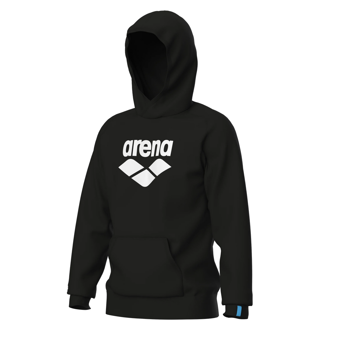 Arena Graphic Logo Black Hoodie Sweatshirt