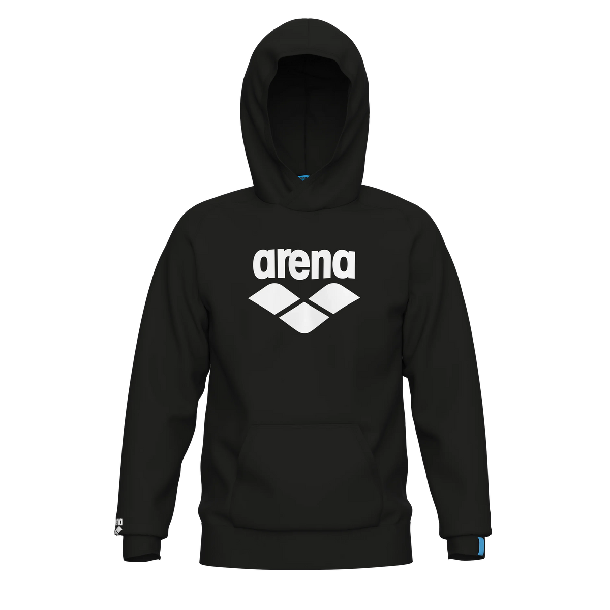 Arena Graphic Logo Black Hoodie Sweatshirt