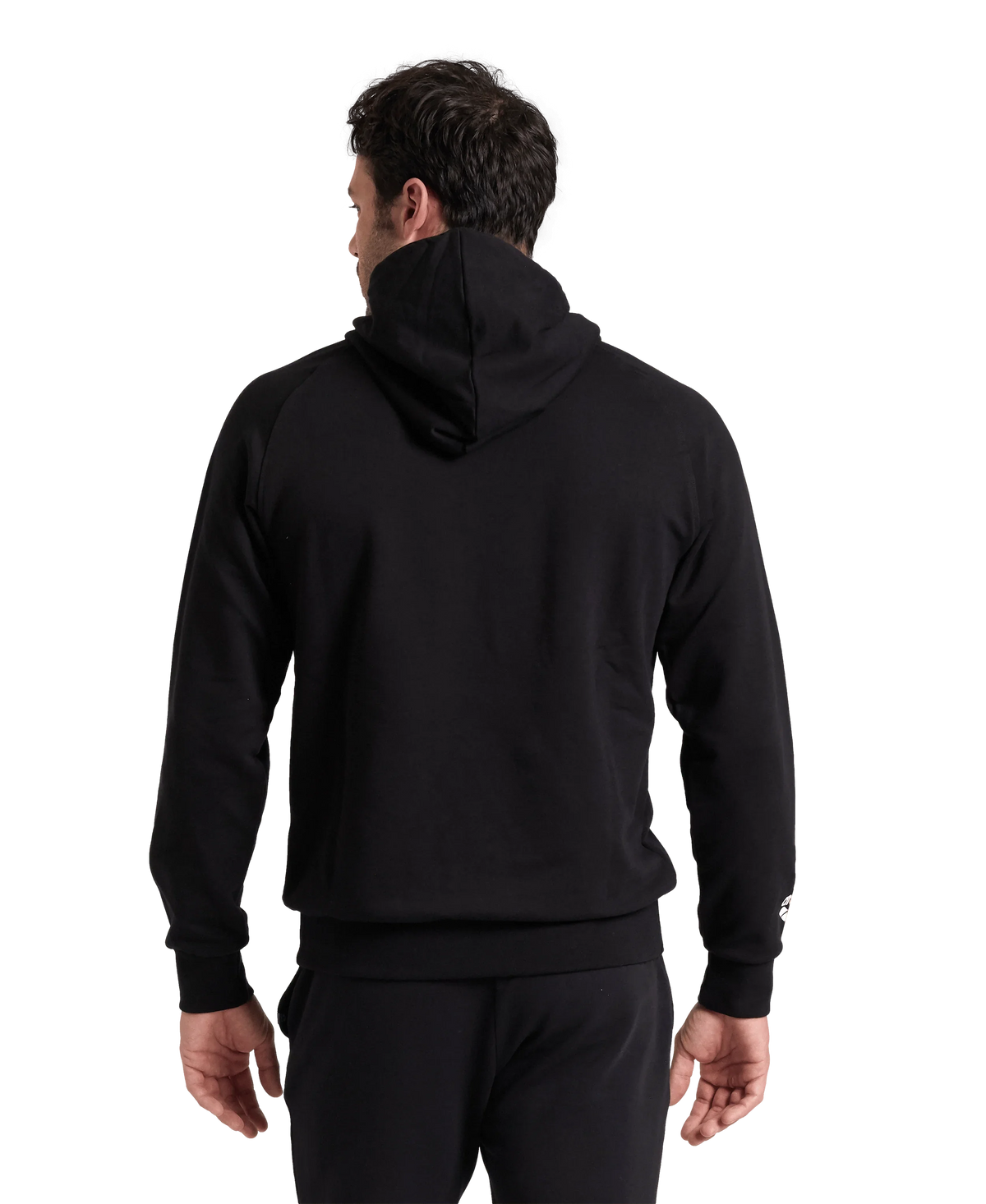 Arena Graphic Logo Black Hoodie Sweatshirt