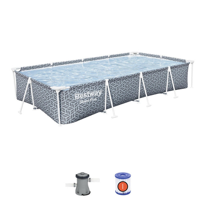 Steel Pro Pool Set  366x201x66cm home pool Steel Pro Pool Set  366x201x66cm Steel Pro Pool Set  366x201x66cm Bestway