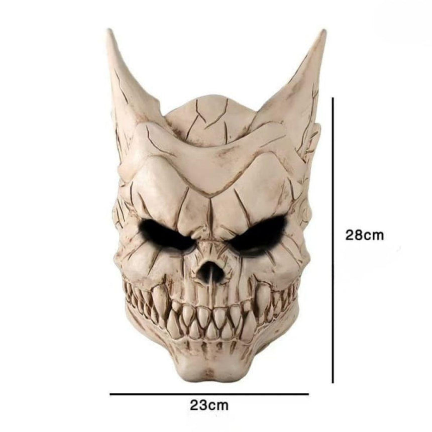 Kaiju No. 8 Kafka Hibino Cosplay Latex Mask side view – Anime Cosplay Mask Lebanon