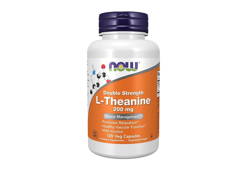 Now L-Theanine Double Strength 200 mg 120 Pieces