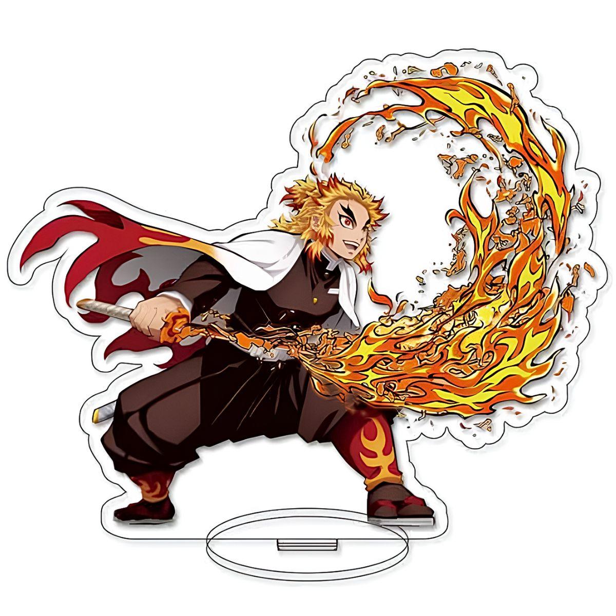 Demon Slayer Rengoku Acrylic Figure - Nakama Lebanon