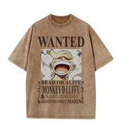 One Piece Gear 5 Luffy Wanted Poster T-Shirt - Nakama Lebanon
