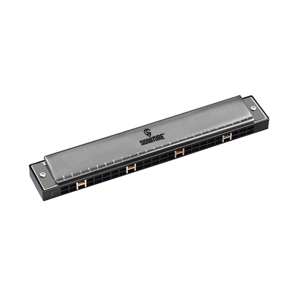 Signature 970007 Stainless Steel Harmonica