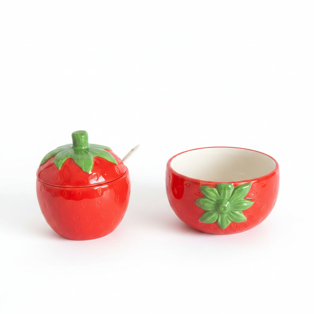 Strawberry Decorative Collection Vases And Candles