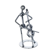 Signature MG-183 Steel Cello Player Statue