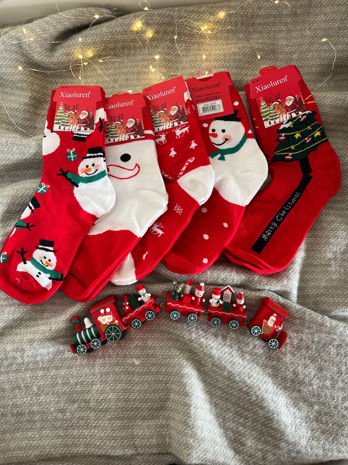 Christmas Cotton Socks 36-41 cm