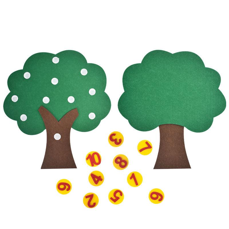Apple Tree Counting Board – Interactive Math Set for Early Learning