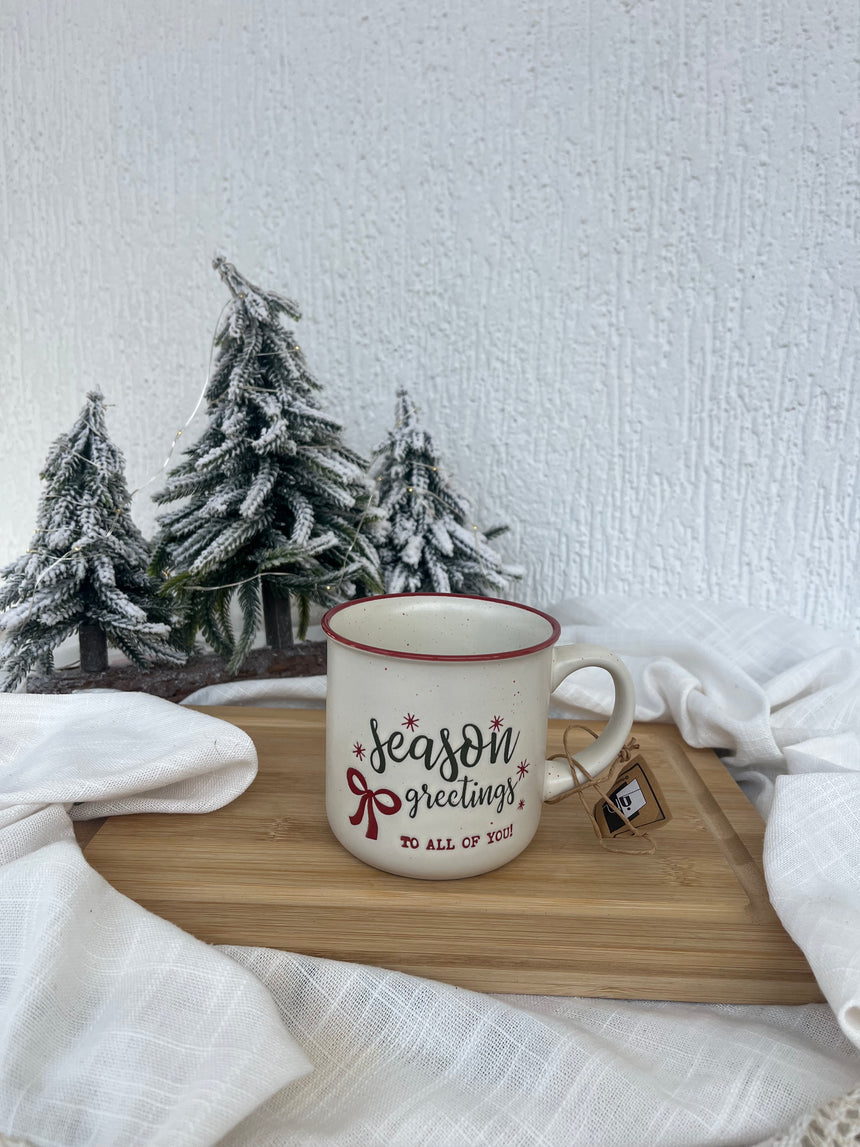 Christmas Mug with Engraved Message
