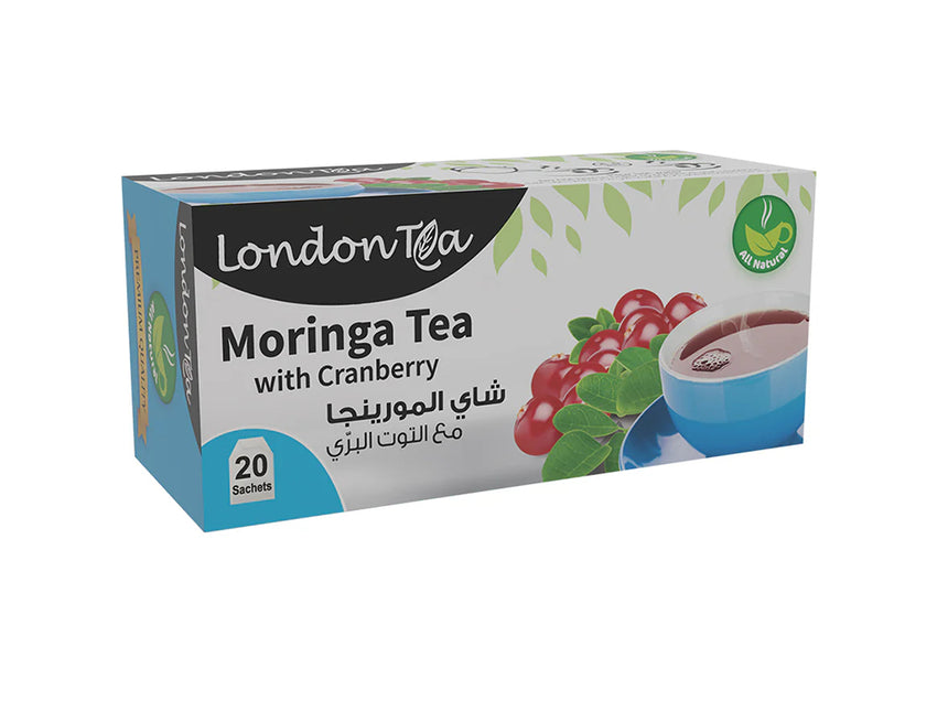 London Tea Moringa With Cranberry 20 Sachets