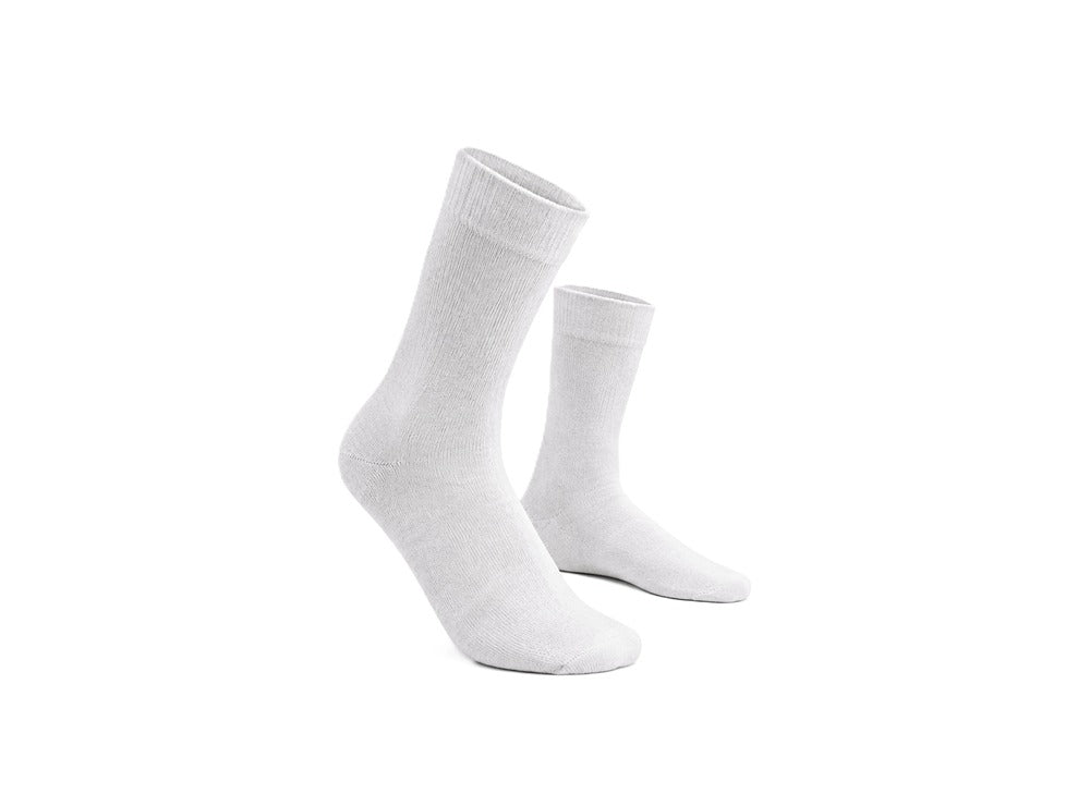 Marie France Women Cotton Lycra Socks White Size 36-39