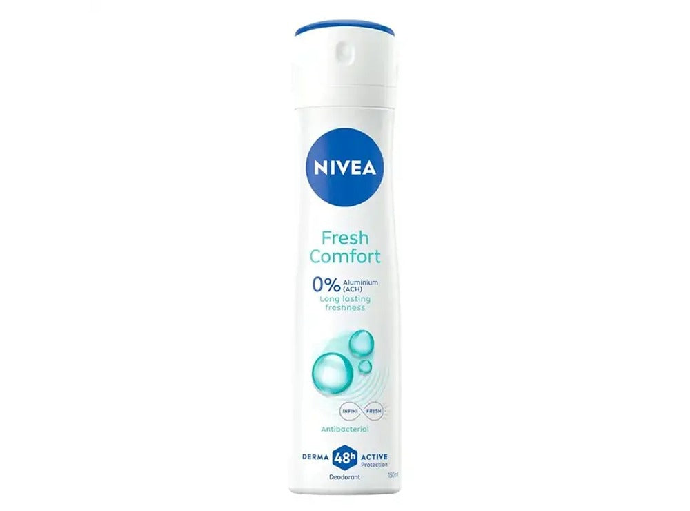 Nivea Deo Spray Fresh Comfort 0% Aluminium 150 ml