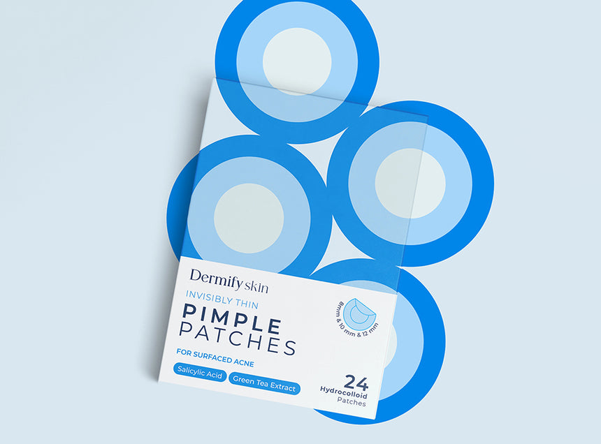 Dermify Invisible Thin Pimple Patches 24 Pieces