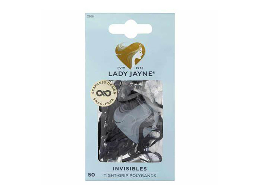 Lady Jayne Invisible Polybands 50 Pieces