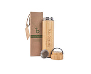 Bamboo Water Bottle with Handle