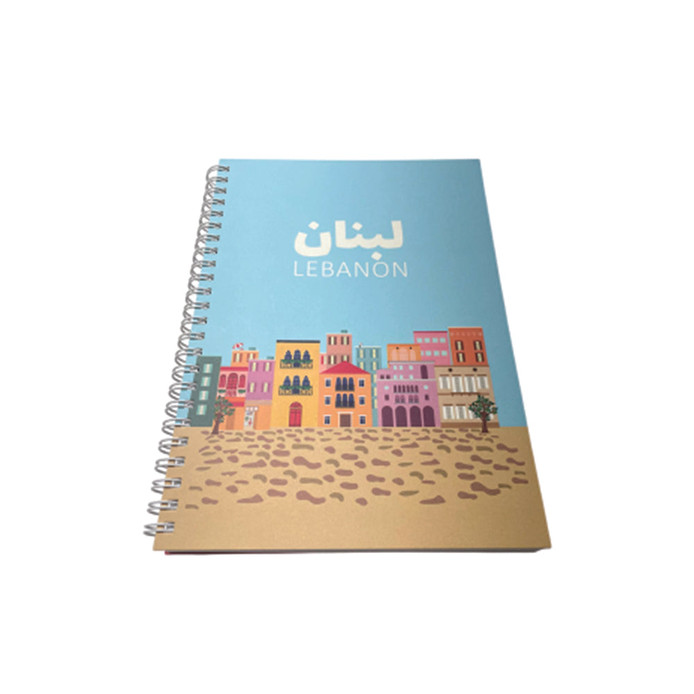 Hardcover Notebook: Lebanon Cityscapes