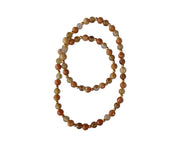 Honey Bead Gold Necklace