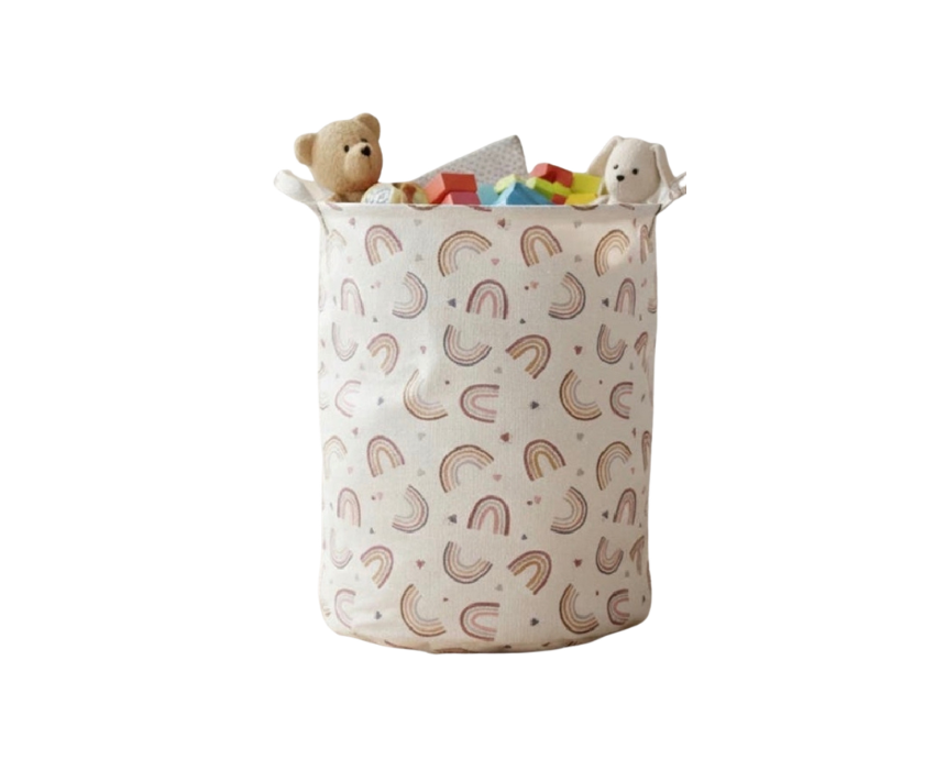 Rainbow Printed Storage Basket