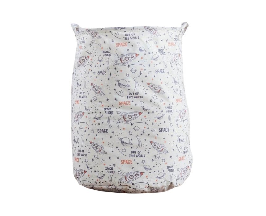 Space Printed Storage Basket