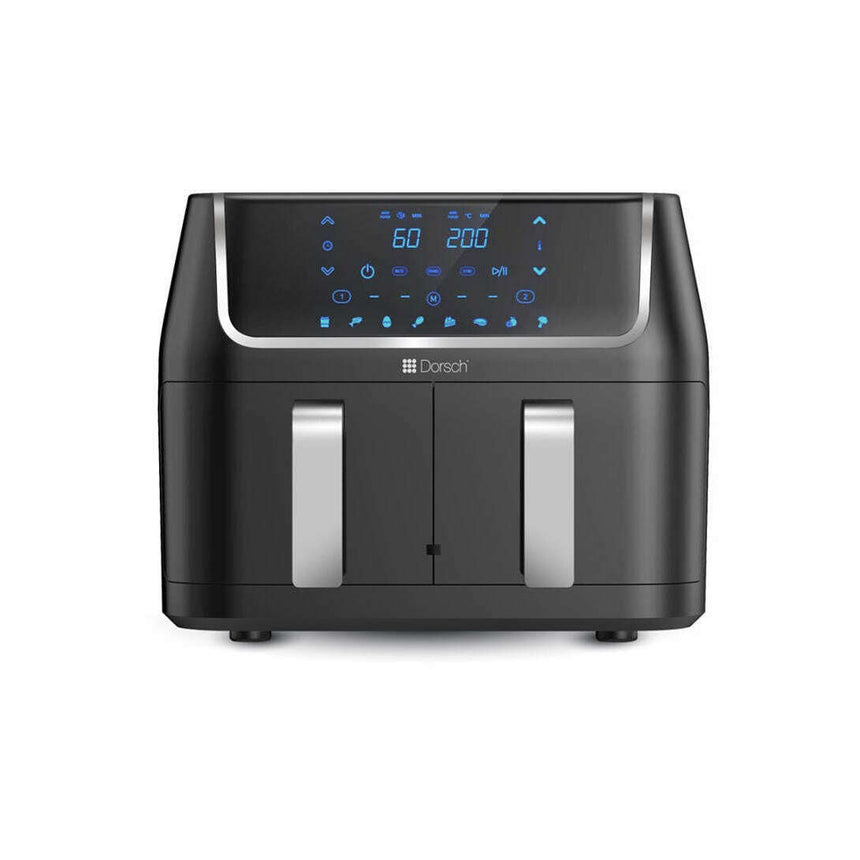 9.6L Aluminium & Plastic Air Fryer With Duo Basket Air Fryers 9.6L Aluminium & Plastic Air Fryer With Duo Basket 9.6L Aluminium & Plastic Air Fryer With Duo Basket Dorsch
