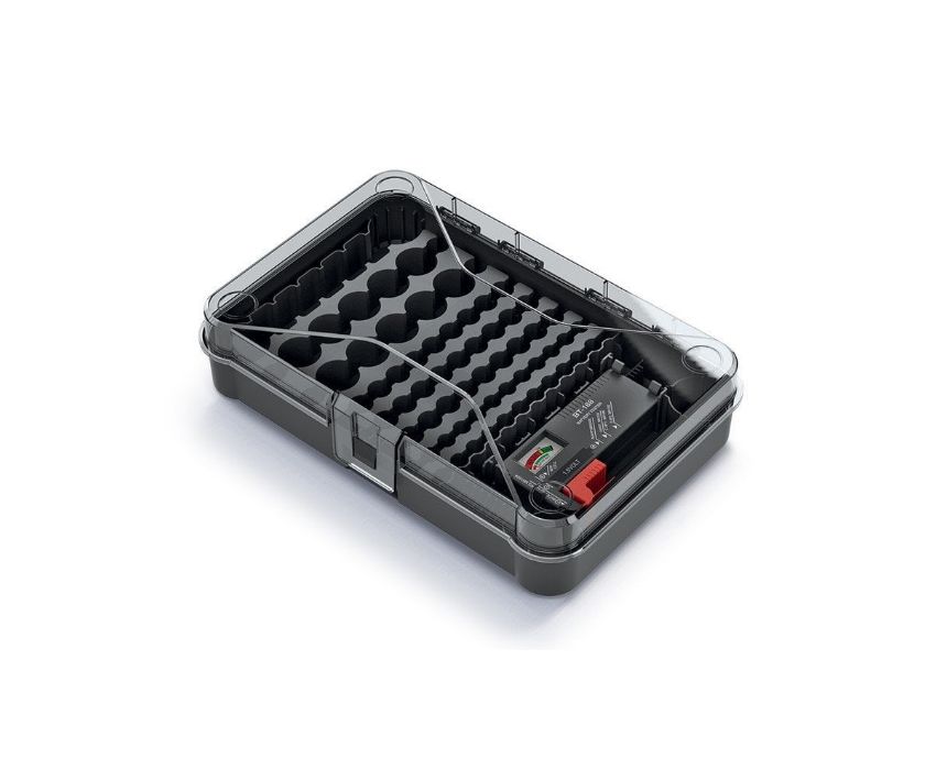 Kistenberg Battery Box Organizer With Battery Tester