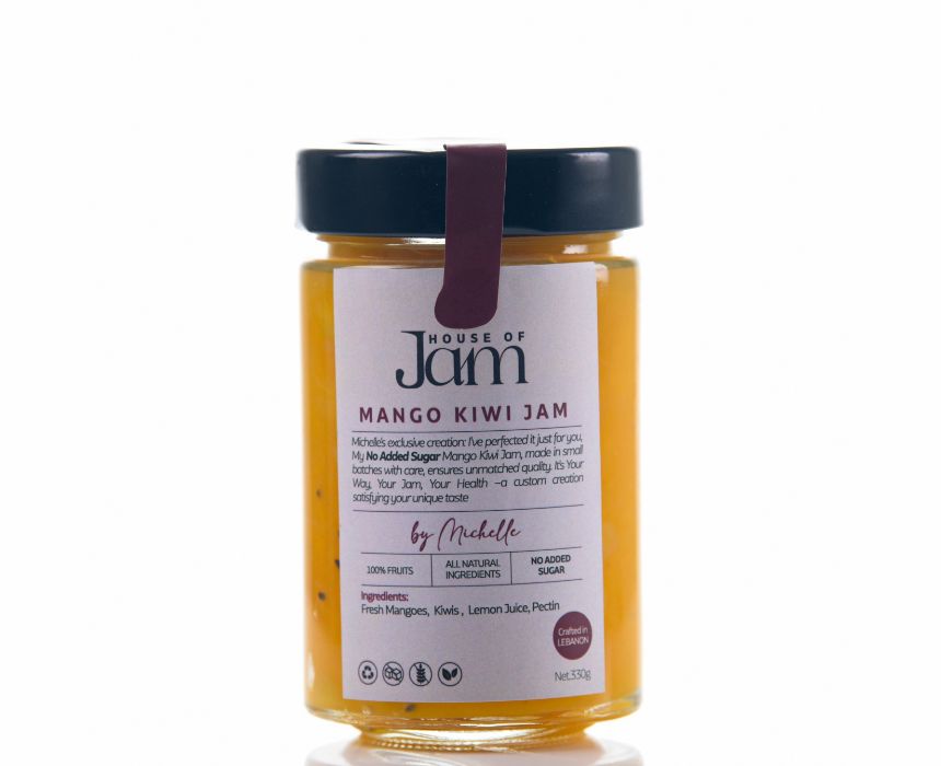 Mango Kiwi Jam No Added Sugar