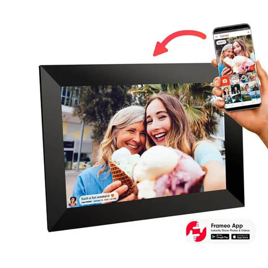 10.1-inch WiFi digital photo frame with Frameo app