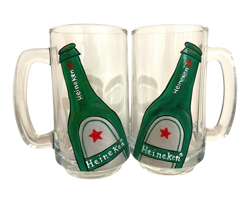 Handpainted Beer Glasses