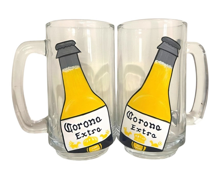 Handpainted Beer Glasses