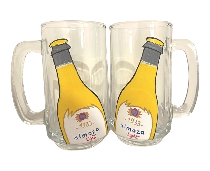 Handpainted Beer Glasses