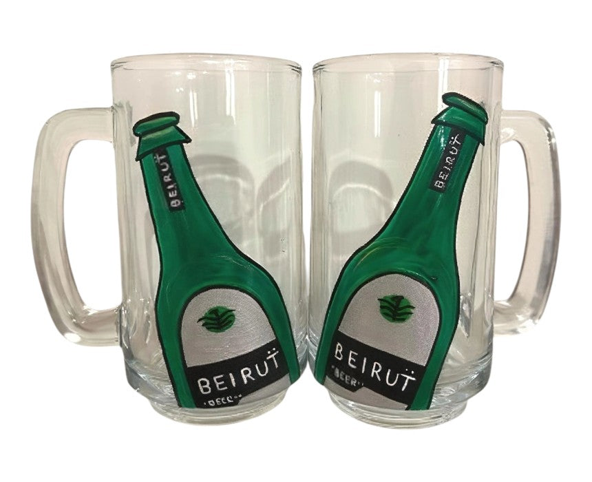 Handpainted Beer Glasses
