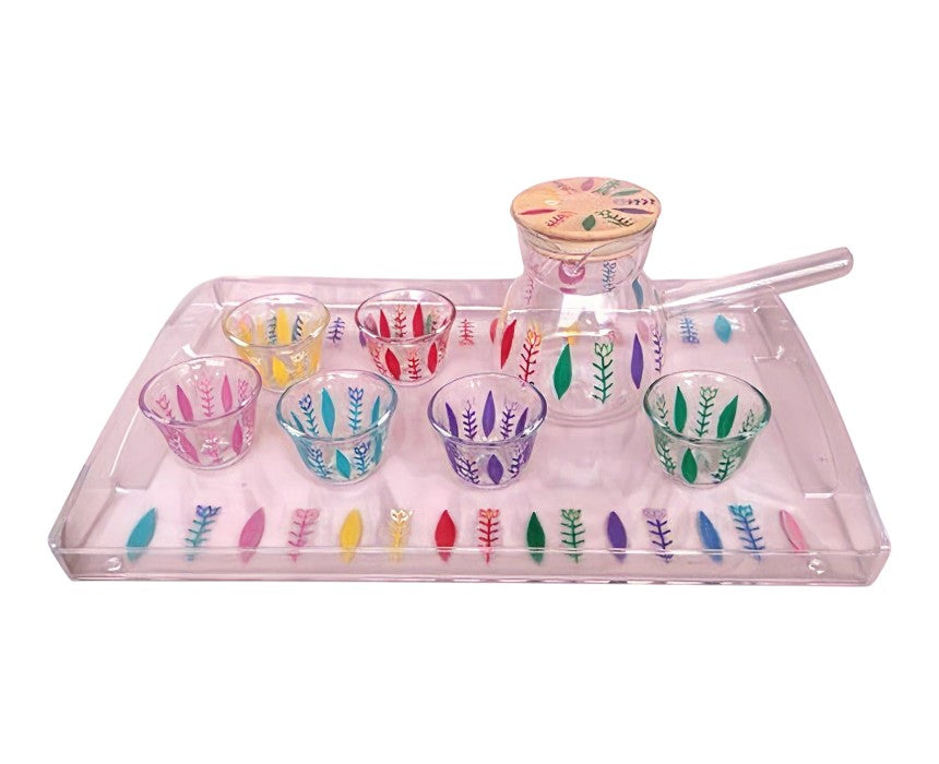 Transparent Lebanese Chaffee Coffee Set