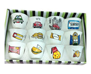 Handmade Design Chaffee Cups Set of 6