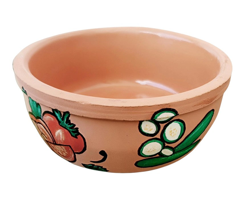 Handpainted Pottery Breakfast Bowls