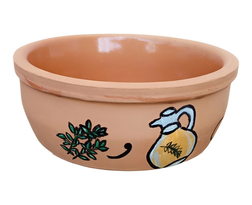 Handpainted Pottery Breakfast Bowls