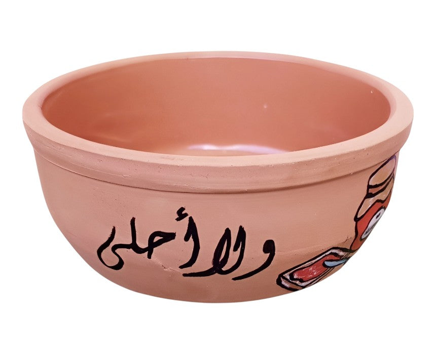 Handpainted Pottery Breakfast Bowls