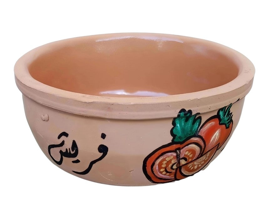 Handpainted Pottery Breakfast Bowls