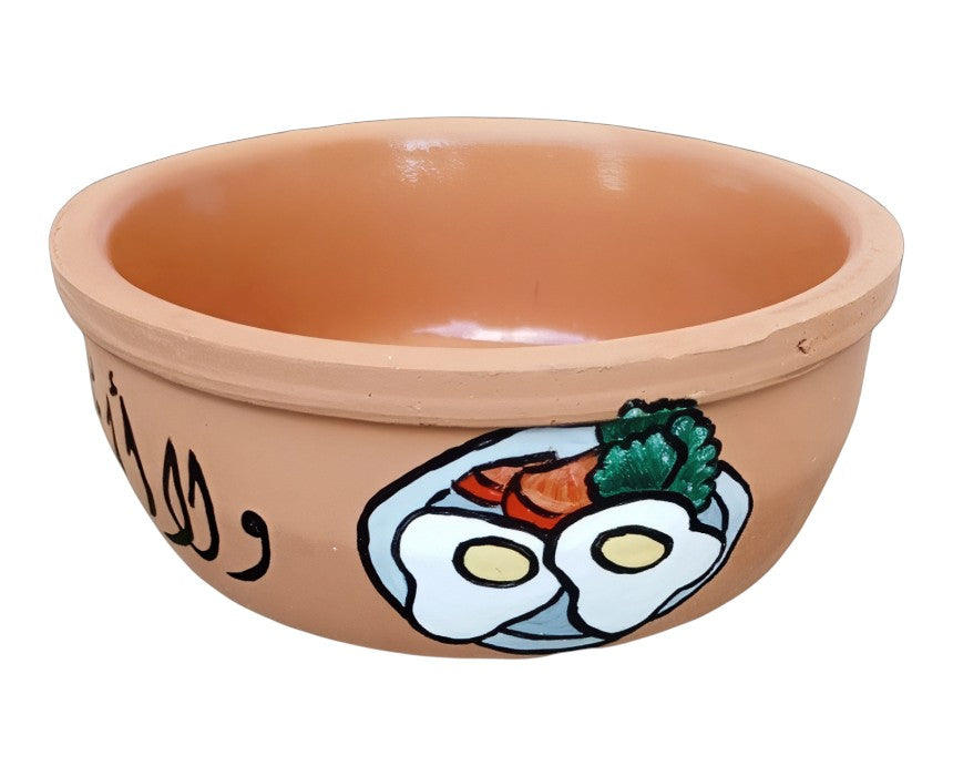 Handpainted Pottery Breakfast Bowls