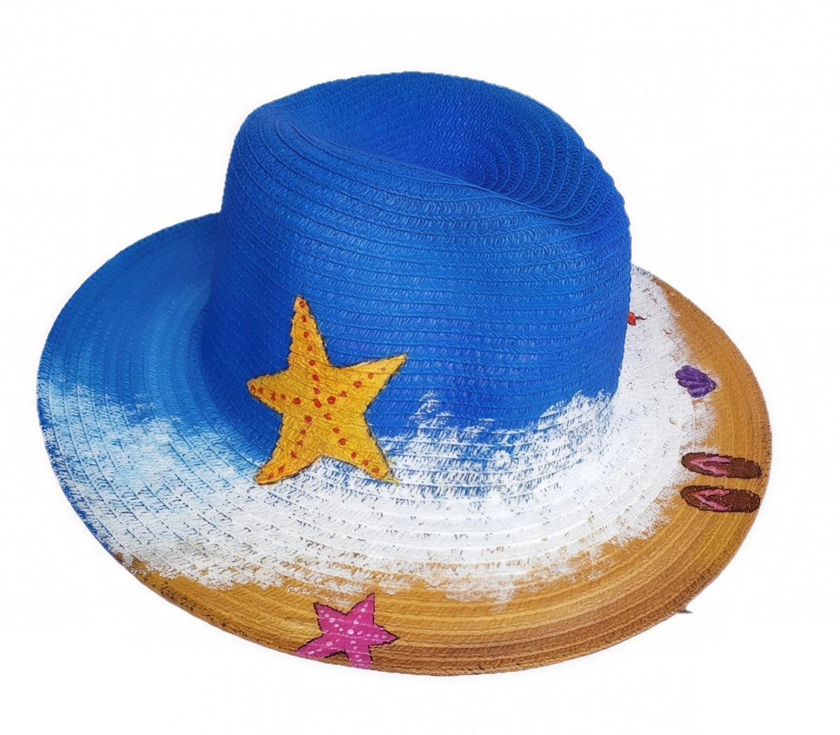 Handpainted Beach Hats